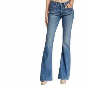 AG Adriano Goldschmied Anthropologie The Farrah 70’s Bell Bottom Jeans Sz 25